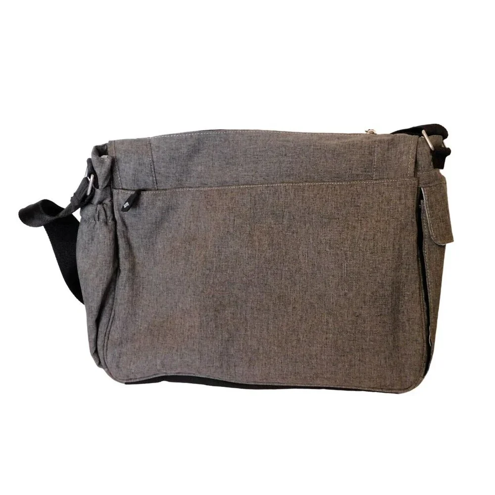 Columbia Departure Point Messenger Traveling Gray Diaper Bag Insulated Crossbody